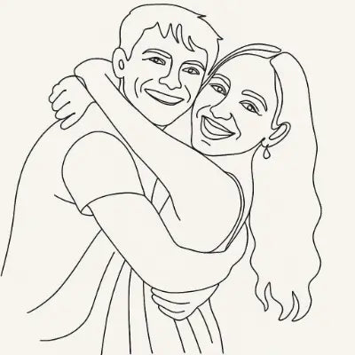 Przykładowy efekt stylu Line Art