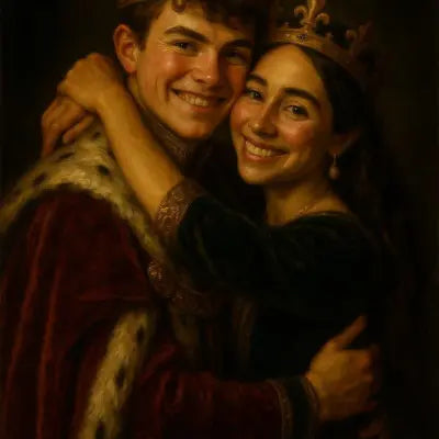 Przykładowy efekt stylu Portret królewski