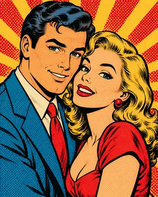 Przykład stylu Comic Pop Art