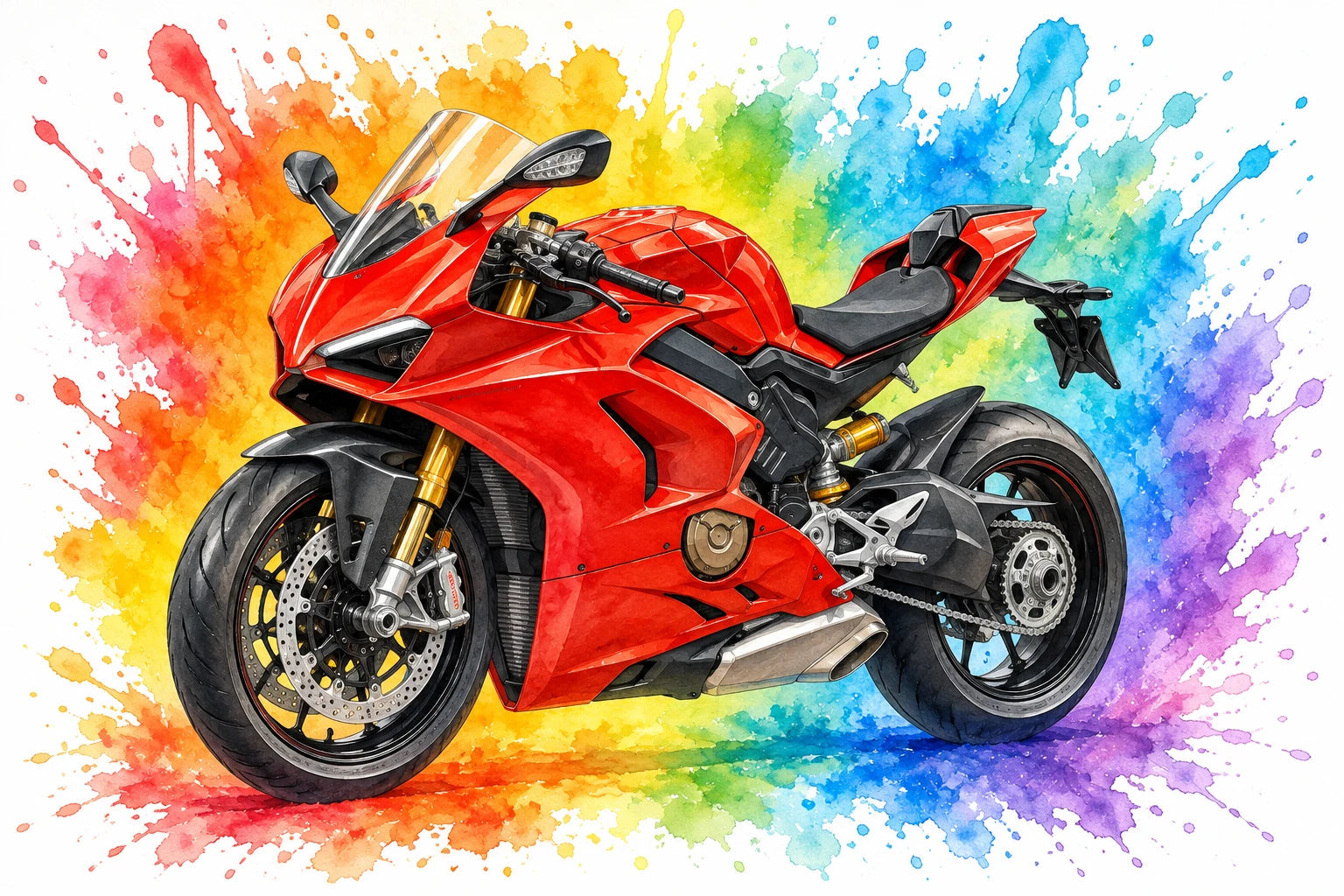 Styl Kolorowy, Motocykl z Twojego zdjęcia