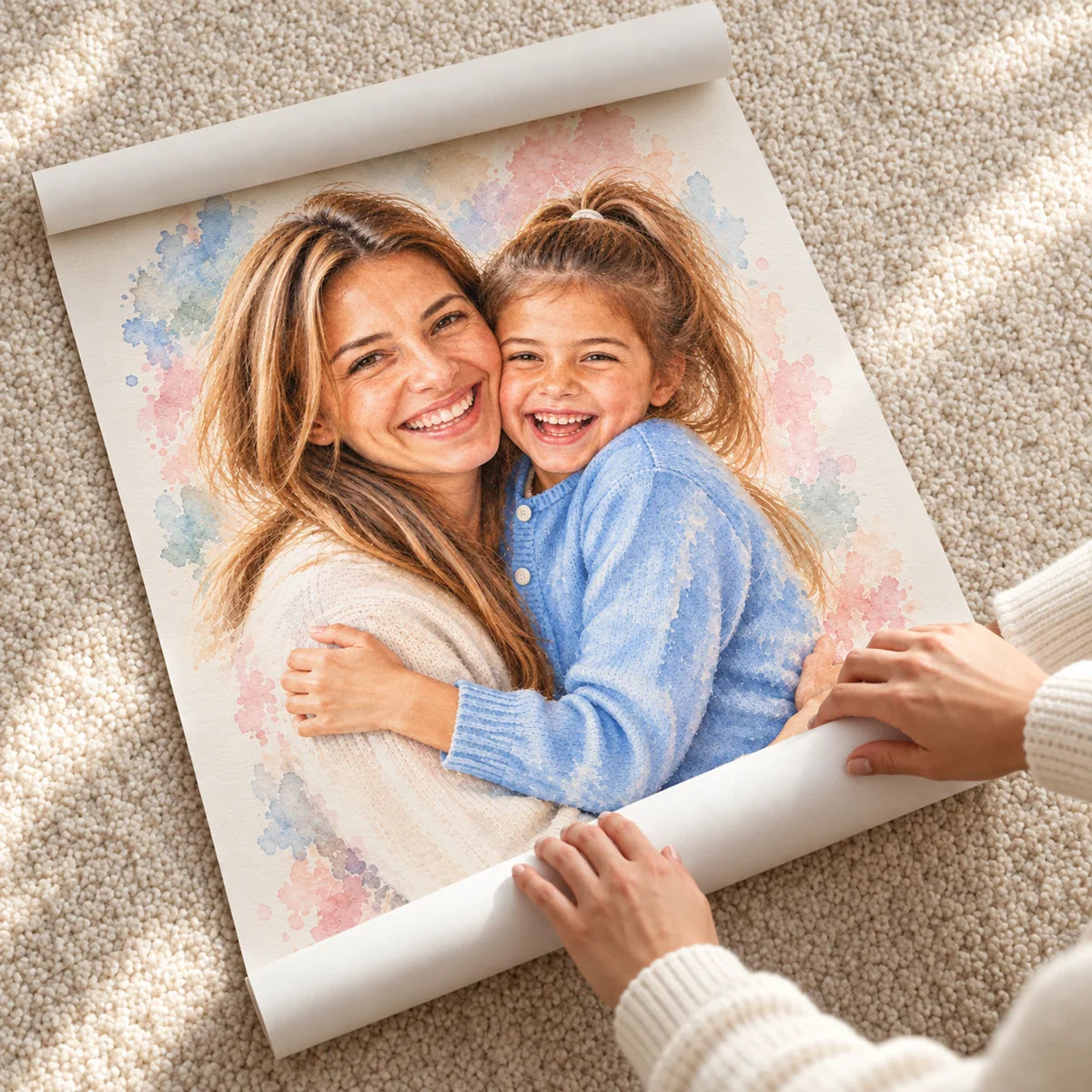 Plakat MyMoment bez ramki rozwijany na miękkim podłożu
